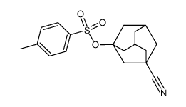 3-(p-Toluolsulfonyloxy)adamantan-1-carbonitril Structure