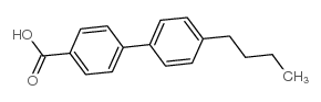 4-正丁基联苯-4`-羧酸结构式