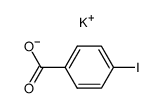 potassium p-iodobenzoate Structure
