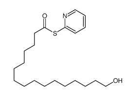 S-pyridin-2-yl 16-hydroxyhexadecanethioate结构式