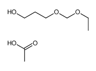 acetic acid,3-(ethoxymethoxy)propan-1-ol Structure