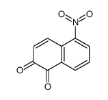 5-nitronaphthalene-1,2-dione Structure