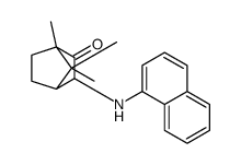 4,7,7-trimethyl-2-(naphthalen-1-ylamino)bicyclo[2.2.1]heptan-3-one Structure