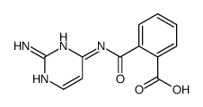 2-[(2-aminopyrimidin-4-yl)carbamoyl]benzoic acid结构式