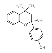 4-(2,4,4-trimethylchroman-2-yl)phenol Structure