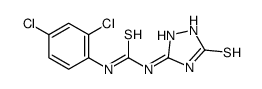 1-(2,4-dichlorophenyl)-3-(5-sulfanylidene-1,2-dihydro-1,2,4-triazol-3-yl)thiourea Structure