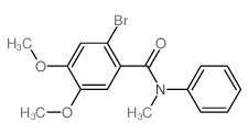 Benzamide,2-bromo-4,5-dimethoxy-N-methyl-N-phenyl-结构式