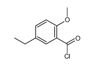 Benzoyl chloride, 5-ethyl-2-methoxy- (9CI) Structure