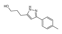 3-(3-(p-Tolyl)-1H-pyrazol-5-yl)propan-1-ol Structure