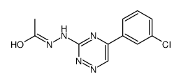 N'-[5-(3-chlorophenyl)-1,2,4-triazin-3-yl]acetohydrazide结构式