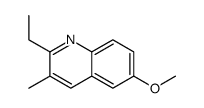 2-ethyl-6-methoxy-3-methylquinoline结构式