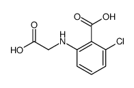 N-(3-chloro-2-carboxy-phenyl)glycine结构式