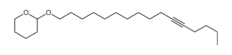 2-hexadec-11-ynoxyoxane Structure