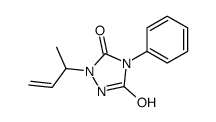 1-but-3-en-2-yl-4-phenyl-1,2,4-triazolidine-3,5-dione Structure