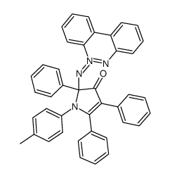 benzo[c]cinnolin-5-ium-5-yl(3-oxo-2,4,5-triphenyl-1-(p-tolyl)-2,3-dihydro-1H-pyrrol-2-yl)amide Structure