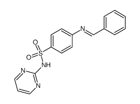 N-benzylidene-sulfanilic acid pyrimidin-2-ylamide Structure