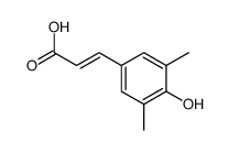 3,5-DIMETHYL-4-HYDROXYCINNAMIC ACID Structure