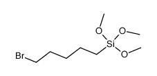 5-溴戊基三甲氧基硅烷结构式