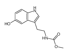 5-hydroxy-Nb-methoxycarbonyltryptamine结构式