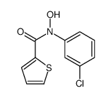 N-(3-chlorophenyl)-N-hydroxythiophene-2-carboxamide结构式