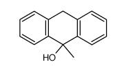 9-hydroxy-9-methyl-9,10-dihydroanthracene结构式