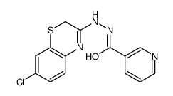 N'-(7-chloro-2H-1,4-benzothiazin-3-yl)pyridine-3-carbohydrazide结构式