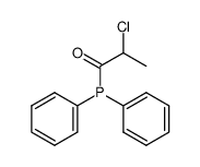 (2-chloropropionyl)diphenylphosphane结构式