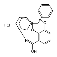 exo-2-Ethoxy-3-methoxy-N-(9-benzyl-9-azabicyclo(3.2.1)non-3-yl)benzami de hydrochloride结构式