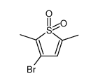 3-bromo-2,5-dimethylthiophene 1,1-dioxide Structure