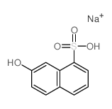 1-Naphthalenesulfonicacid, 7-hydroxy-, sodium salt (1:1) picture