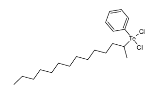 dichloro(phenyl)(tetradecan-2-yl)-l4-tellane结构式