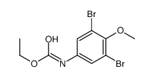 ethyl N-(3,5-dibromo-4-methoxyphenyl)carbamate结构式