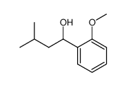 1-(2-methoxy-phenyl)-3-methyl-butan-1-ol Structure