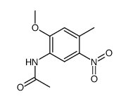 acetic acid-(2-methoxy-4-methyl-5-nitro-anilide)结构式