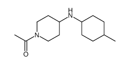 1-acetyl-N-(4-methylcyclohexyl)piperidin-4-amine结构式