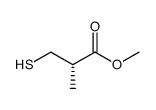 (S)-Methyl 3-mercapto-2-methylpropionate Structure