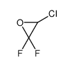 3-chloro-2,2-difluorooxirane结构式