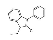 2-chloro-1-ethyl-3-phenyl-1H-indene Structure