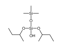 di(butan-2-yloxy)-hydroxy-trimethylsilyloxysilane Structure