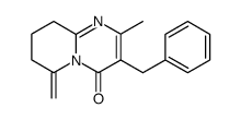 benzyl-3 methyl-2 methylene-6 oxo-4 piperidino<1,2-a>pyrimidine Structure