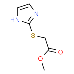 Acetic acid,2-(1H-imidazol-2-ylthio)-,methyl ester Structure