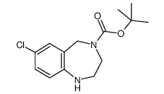 4-Boc-7-氯-2,3,4,5-四氢-1H-苯并[e][1,4]二氮杂革结构式