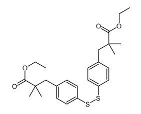 4-[(2-METHYL-2-ETHOXYCARBONYL)PROPYL]PHENYL DISULFIDE结构式