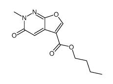 5-(n-butoxycarbonyl)-2-methylfuro/2,3-c/pyridazin-3(2H)-one结构式
