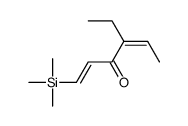 4-ethyl-1-trimethylsilylhexa-1,4-dien-3-one Structure