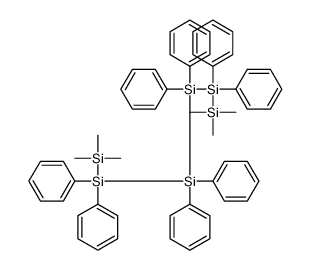 [diphenyl(trimethylsilyl)silyl]-[[diphenyl(trimethylsilyl)silyl]-diphenylsilyl]-diphenylsilane结构式