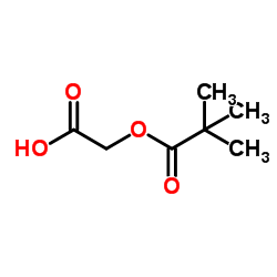 [(2,2-Dimethylpropanoyl)oxy]acetic acid Structure