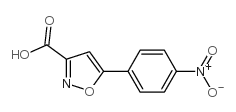 5-(4-nitrophenyl)isoxazole-3-carboxylic acid Structure
