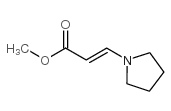 3-吡咯烷-1-丙烯酸甲酯结构式