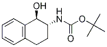 (1R,2R)-反式-2-(BOC-氨基)-1,2,3,4-四氢-1-萘酚结构式